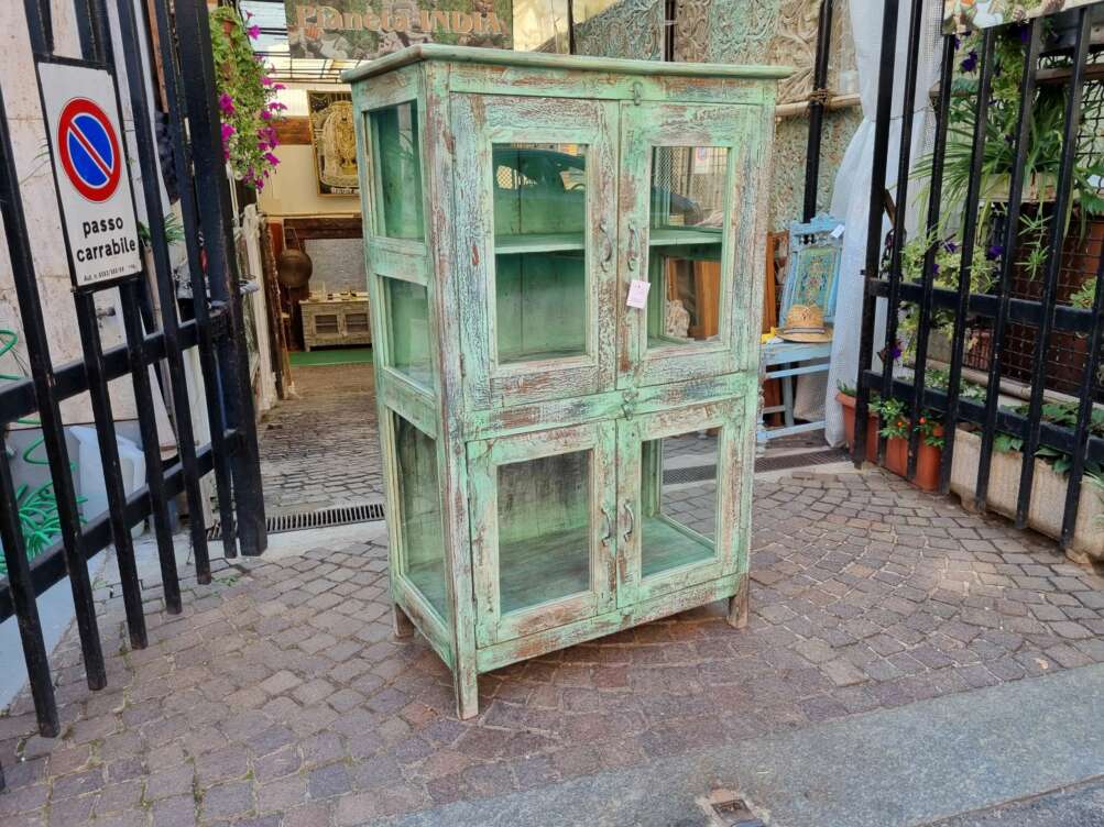 Vetrinetta maculata verde due scomparti - immagine 4