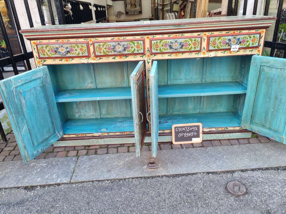 interni Credenza Colorata in Legno