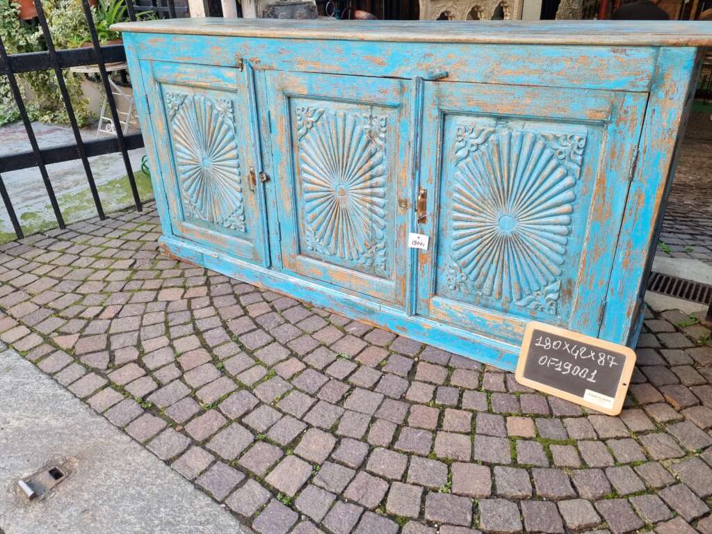 credenza turchese