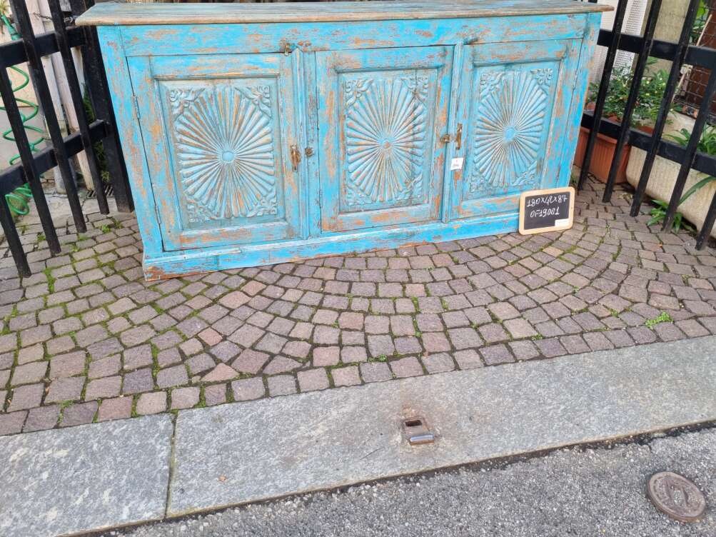 credenza turchese