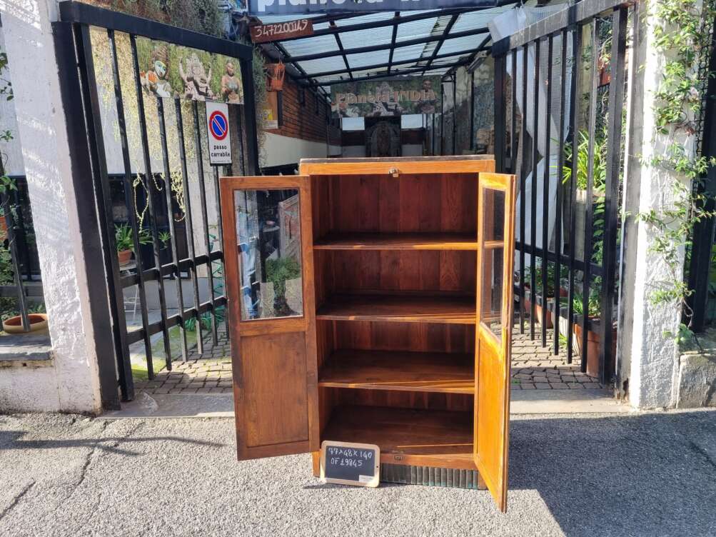 Vetrinetta in legno artigianale a due ante - immagine 14