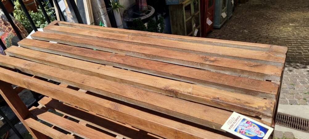 Scaffale in teak a 4 ripiani - immagine 7