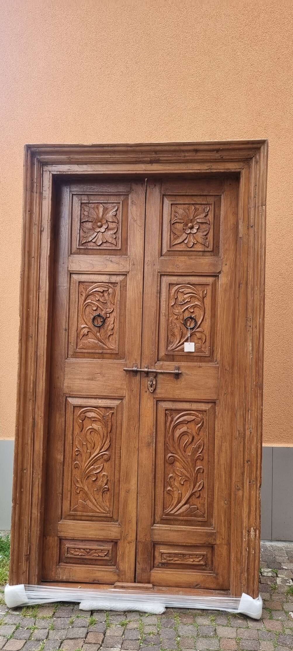 Porta indiana antica in teak - immagine 10