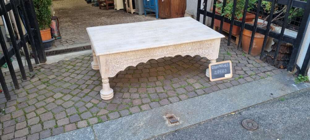 Tavolino da centro in legno massello - immagine 7