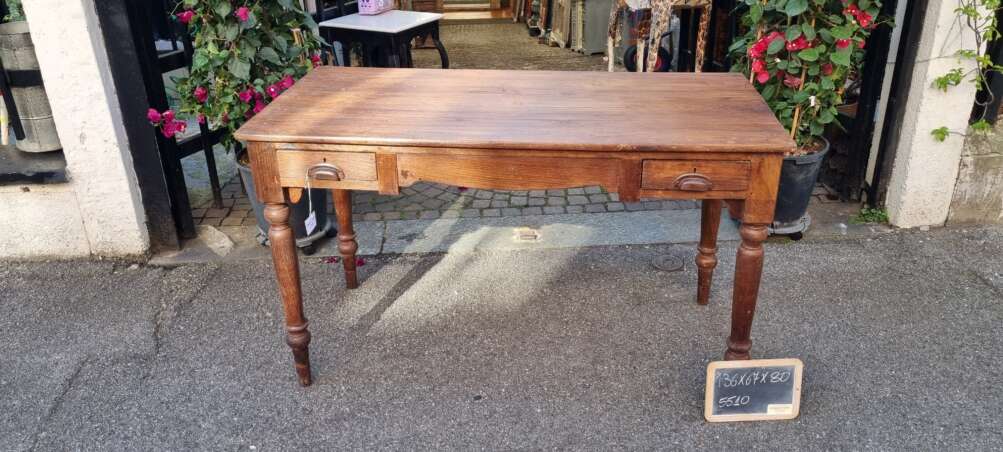 Scrivania indiana in teak - immagine 2