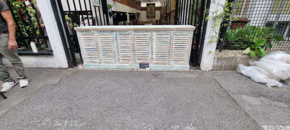 Credenza indiana shutter decapata a 3 ante