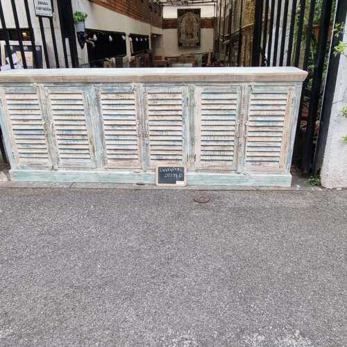 Credenza indiana shutter decapata a 3 ante