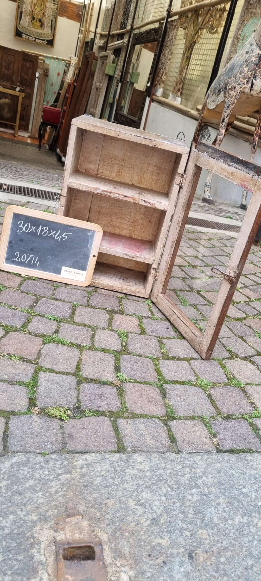 Mobiletto con anta in vetro - immagine 2