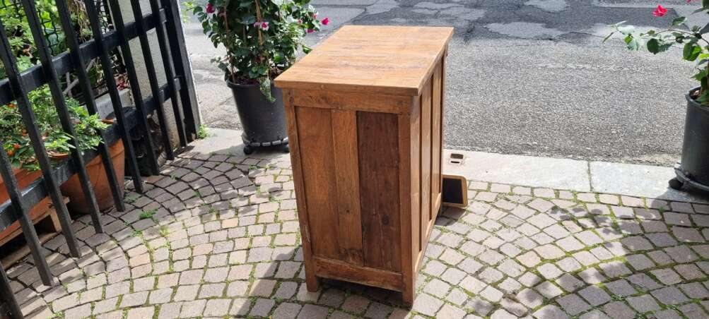 Mobile ad un'anta con cassetto in teak - immagine 10