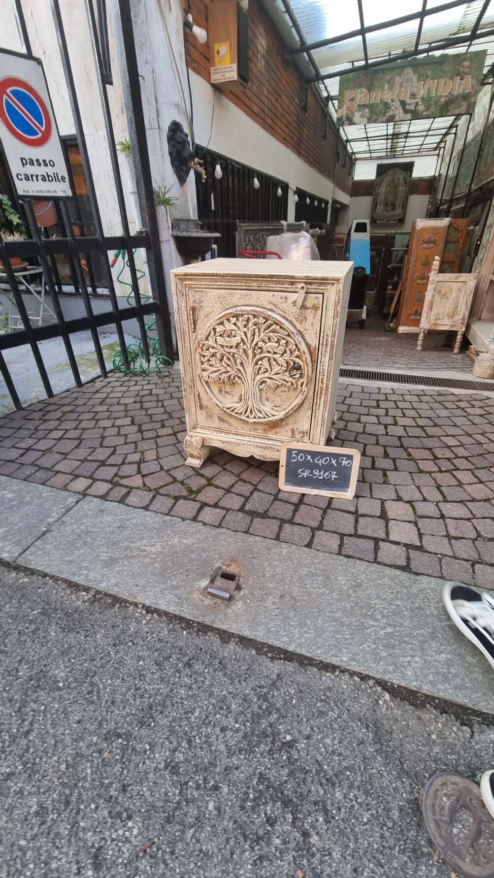Comodino albero della vita shabby - immagine 3