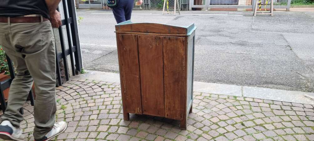 Mobiletto shabby azzurro - immagine 3