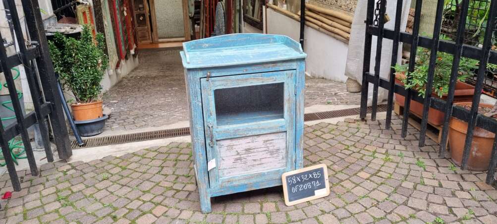 Mobiletto shabby azzurro - immagine 7