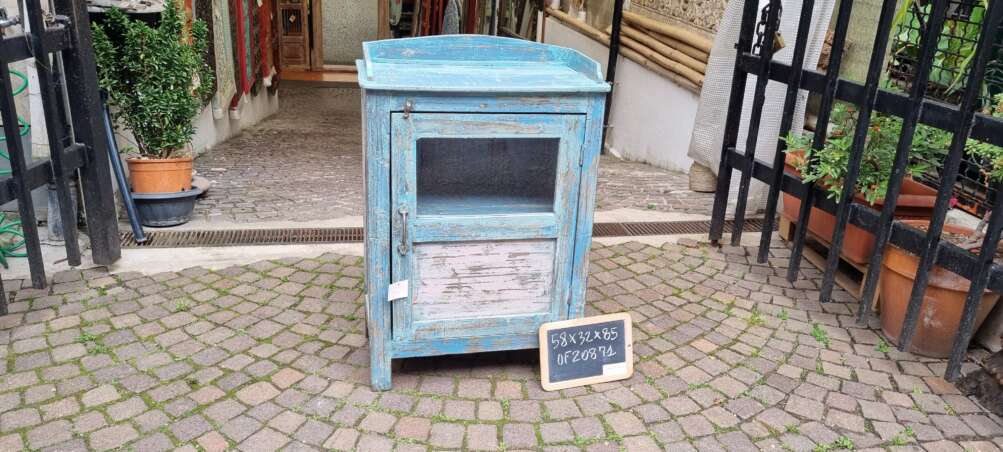 Mobiletto shabby azzurro - immagine 6