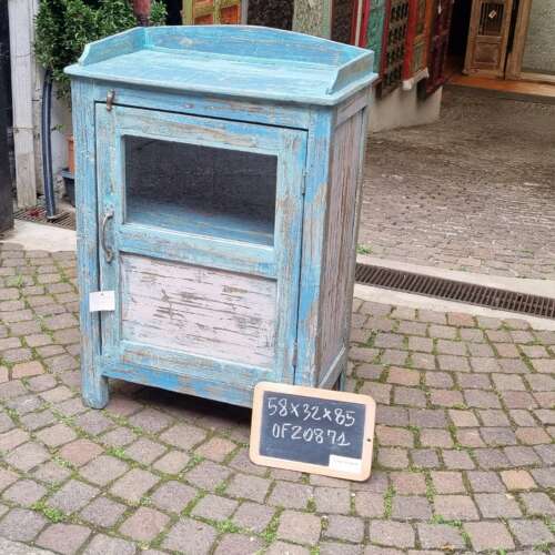 Mobiletto shabby azzurro