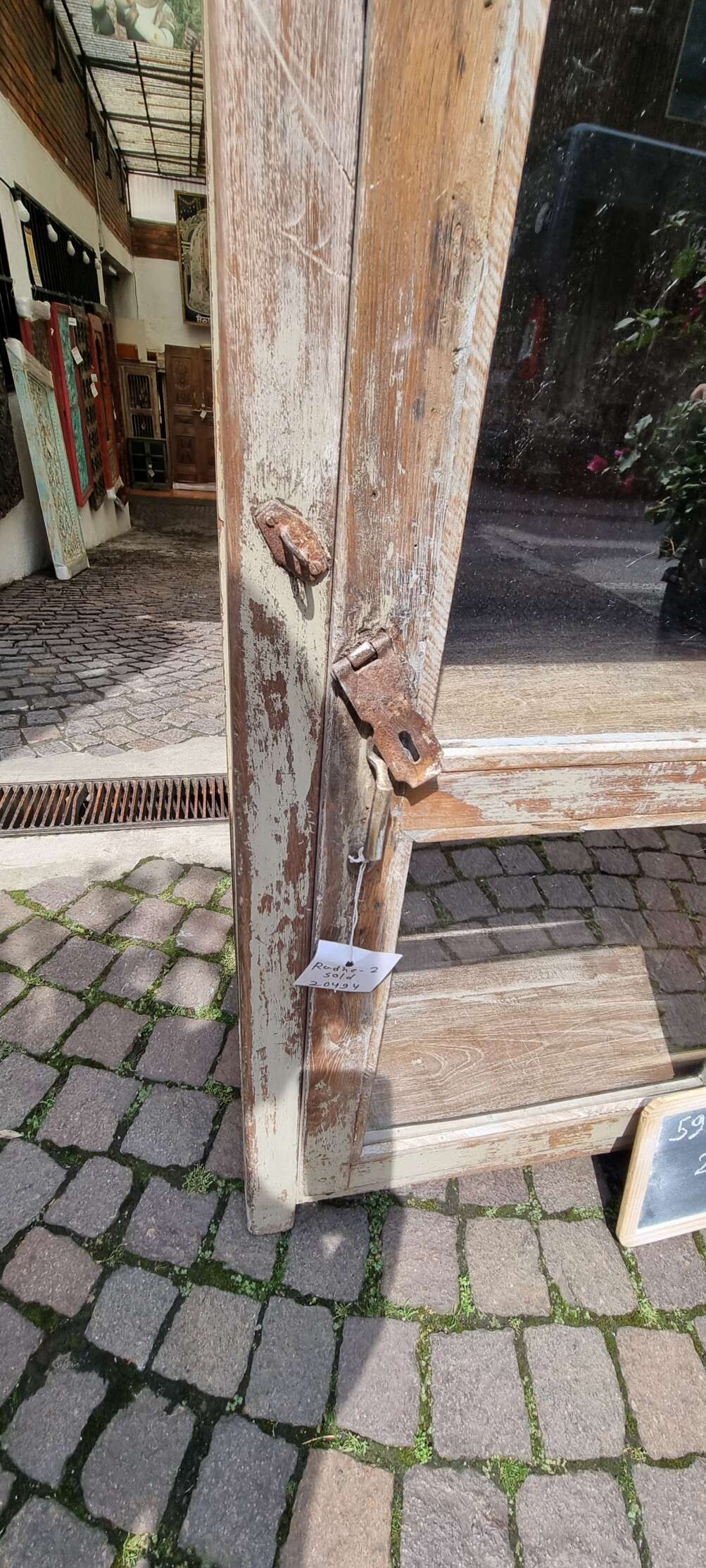 Mobiletto effetto invecchiato chiaro - immagine 11