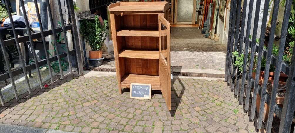 Mobiletto rustico a vetrina alta - immagine 2