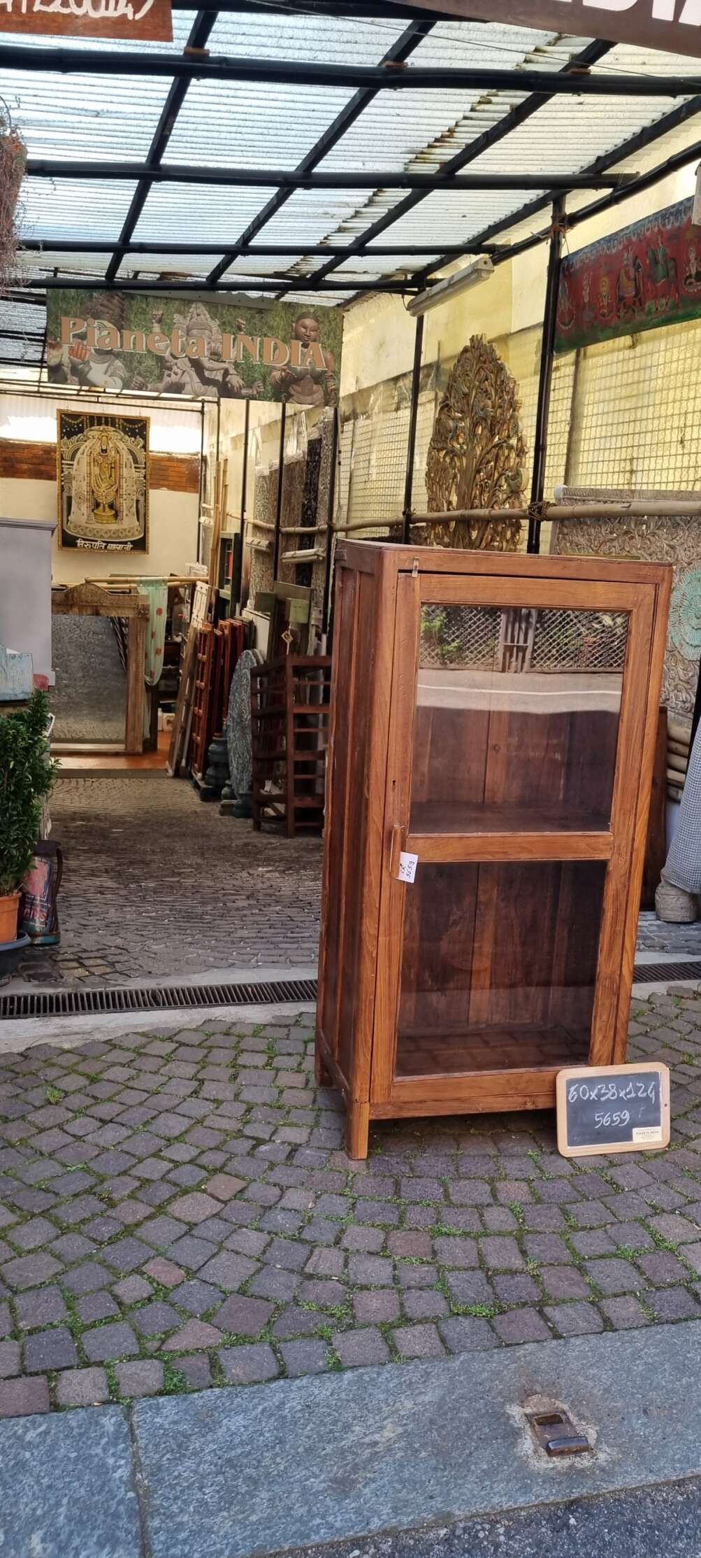 Vetrinetta in Teak Naturale - immagine 8