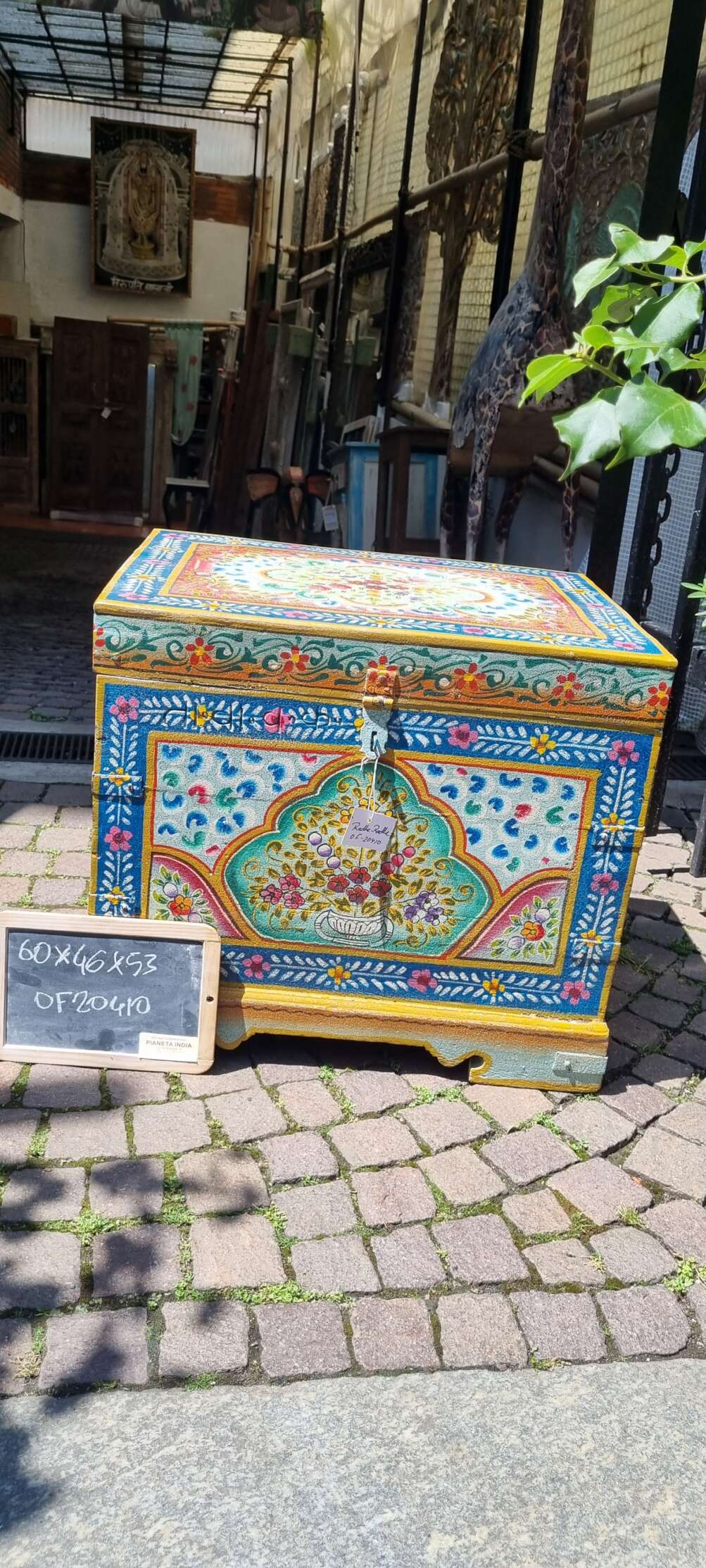 Baule Dipinto con Motivi Floreali - immagine 8
