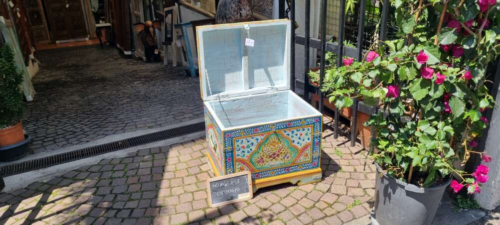Baule Dipinto con Motivi Floreali - immagine 12