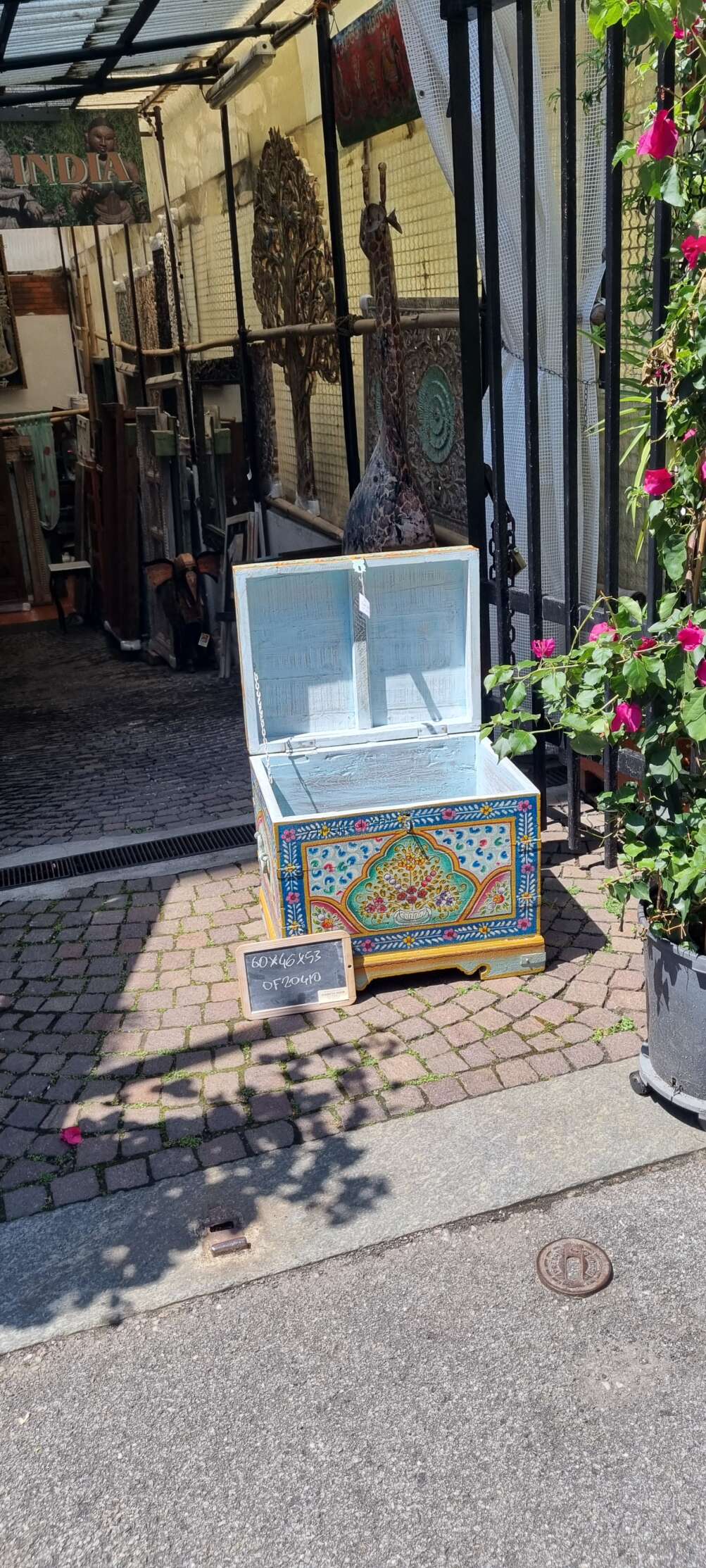Baule Dipinto con Motivi Floreali - immagine 14