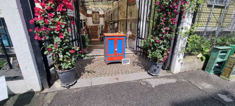 Credenza mobiletto  bicolore vintage - immagine 7