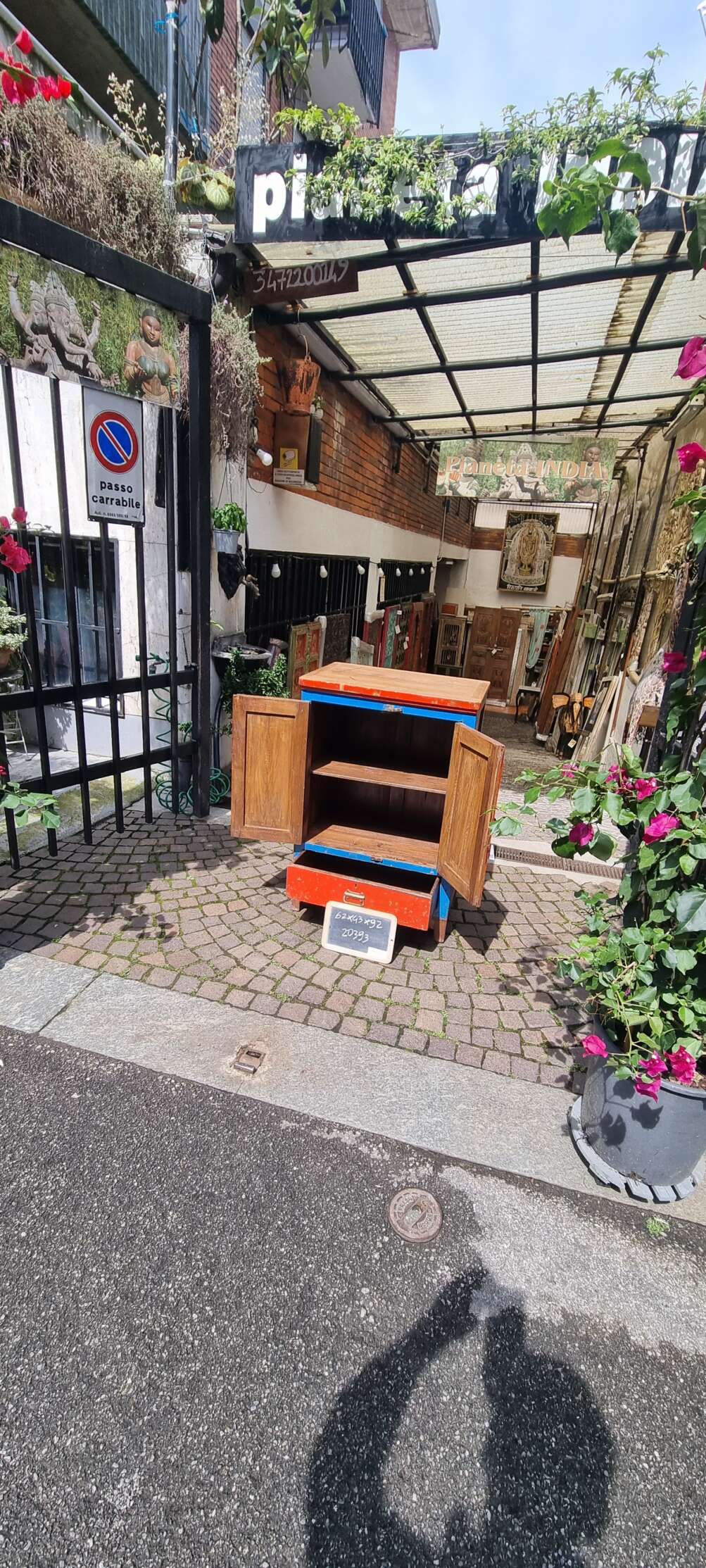 Credenza mobiletto  bicolore vintage - immagine 13