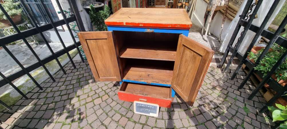 Credenza mobiletto  bicolore vintage - immagine 11