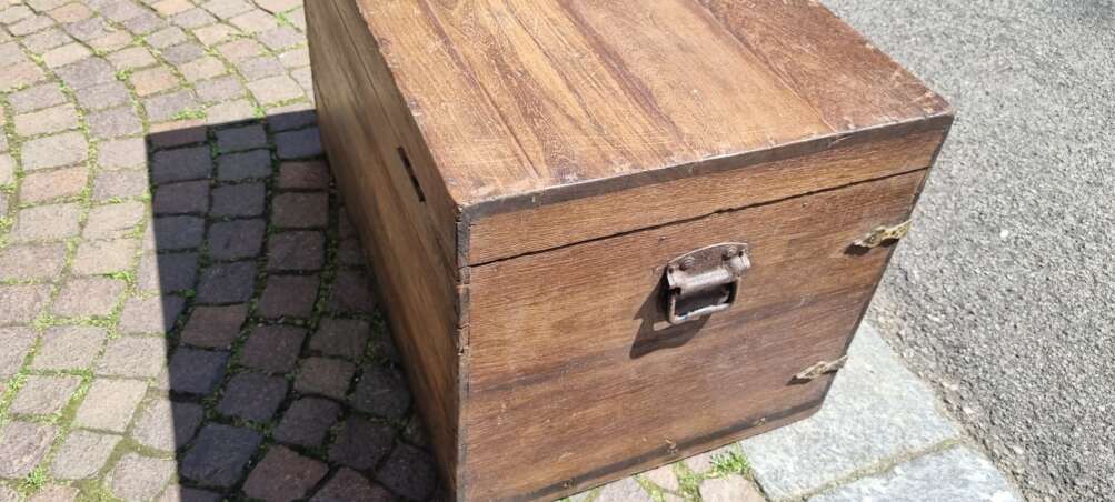 Baule rustico in teak - immagine 15