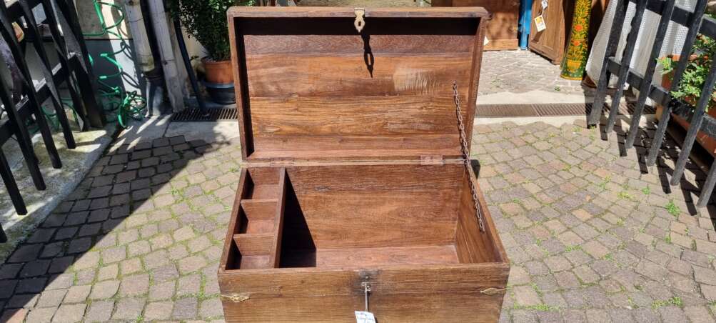 Baule rustico in teak - immagine 13
