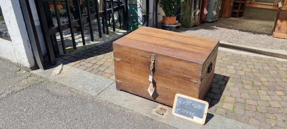 Baule rustico in teak - immagine 10