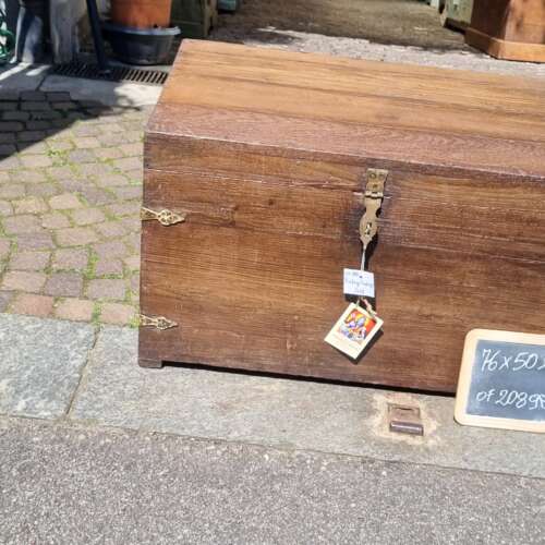 Baule rustico in teak