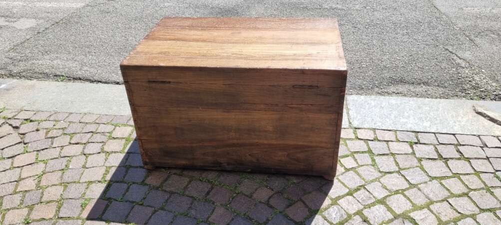 Baule rustico in teak - immagine 2