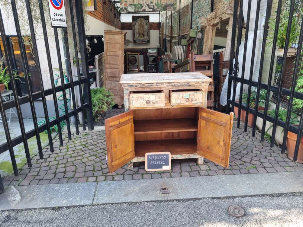 Credenza patchwork intarsiata - immagine 4
