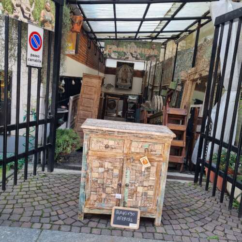 Credenza patchwork intarsiata