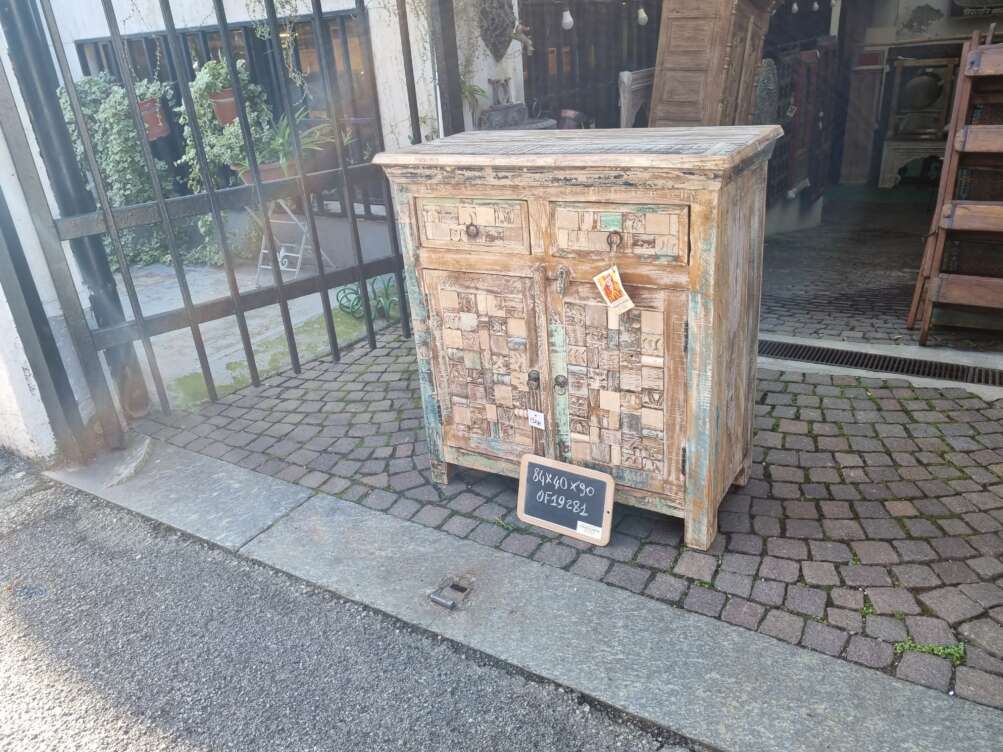 Credenza patchwork intarsiata - immagine 10