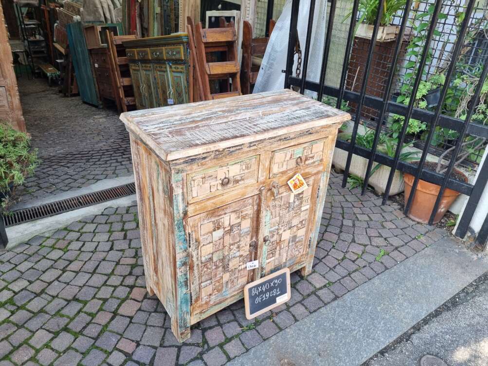 Credenza patchwork intarsiata - immagine 13