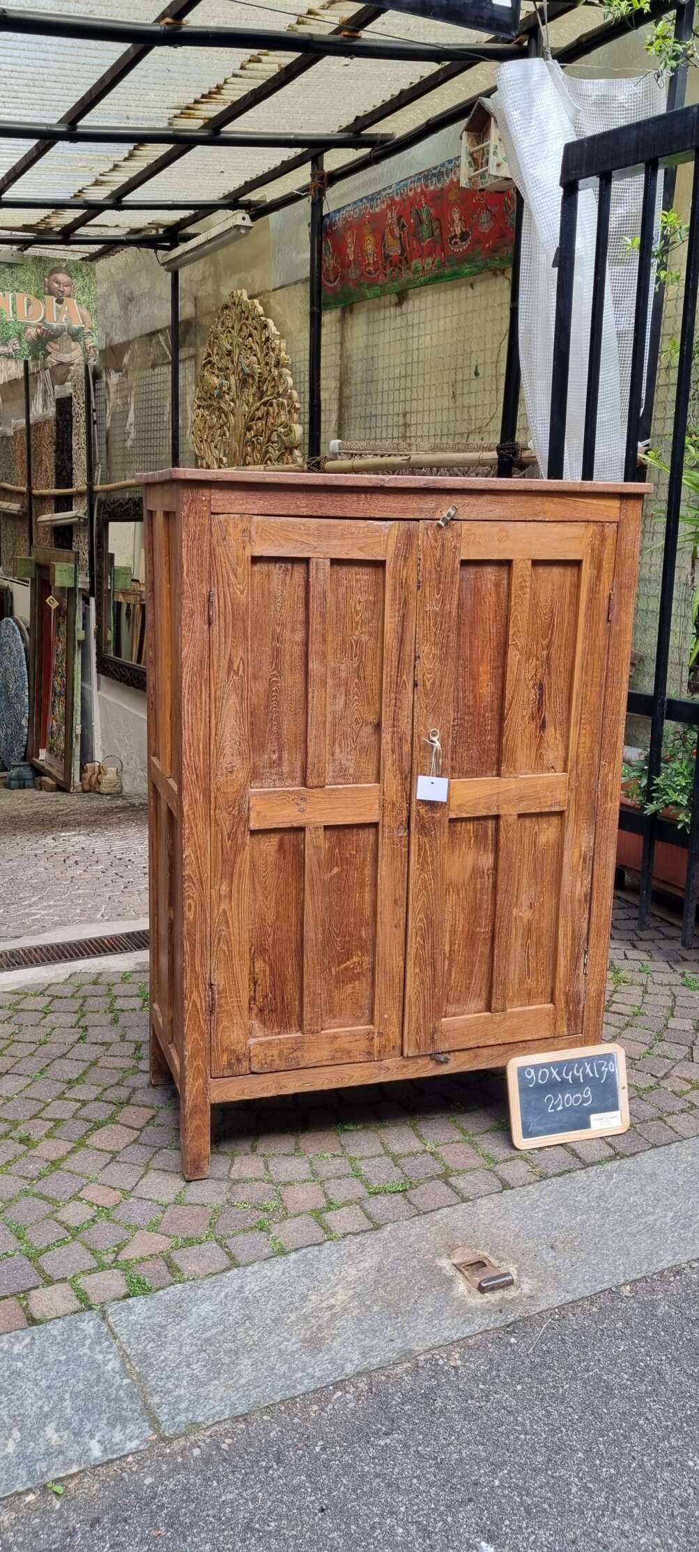 Mobiletto armadietto  a due ante in teak - immagine 11