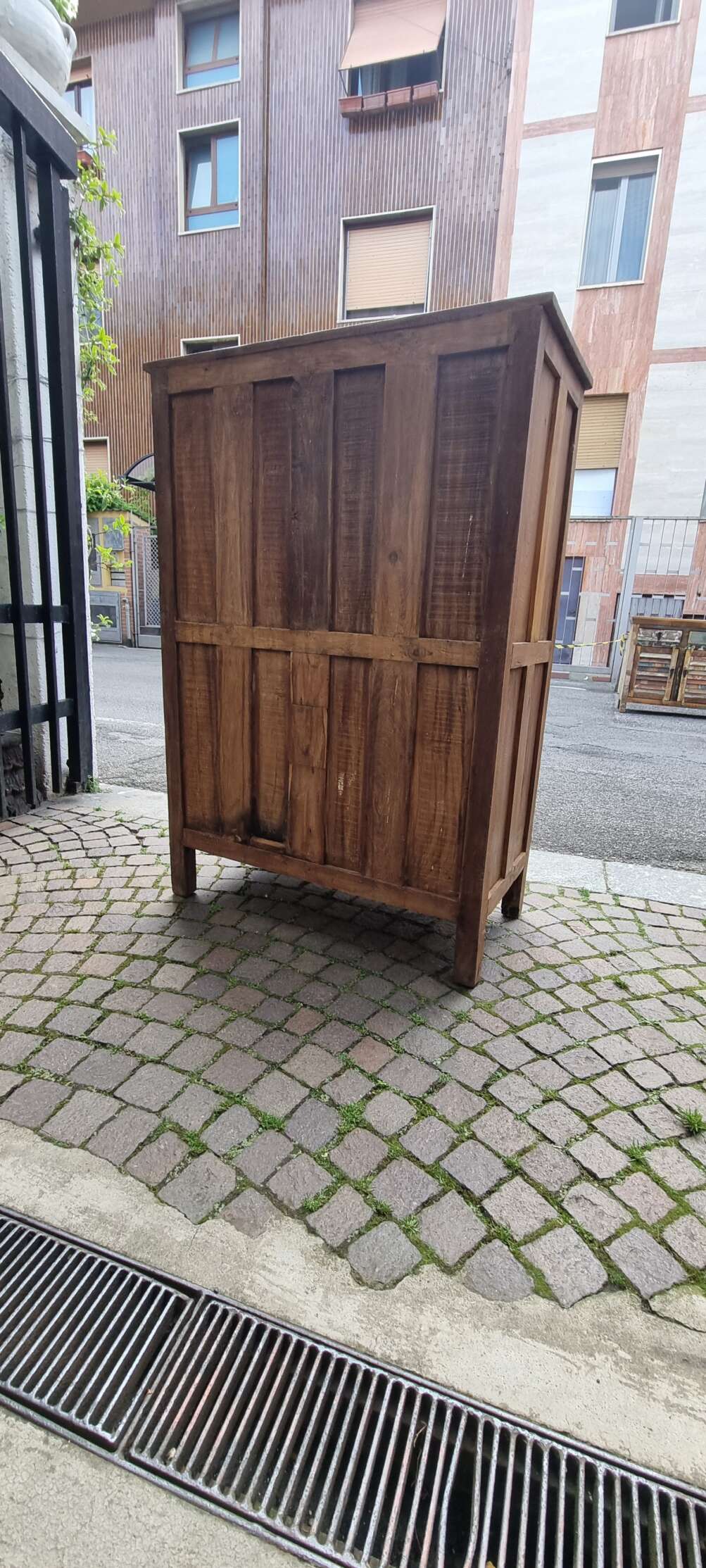 Mobiletto armadietto  a due ante in teak - immagine 10