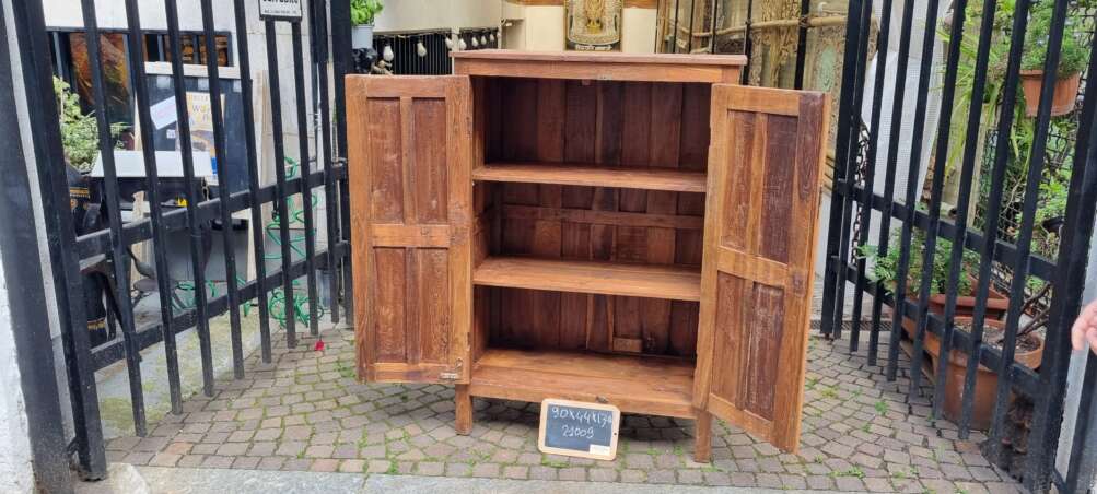 Mobiletto armadietto  a due ante in teak - immagine 9