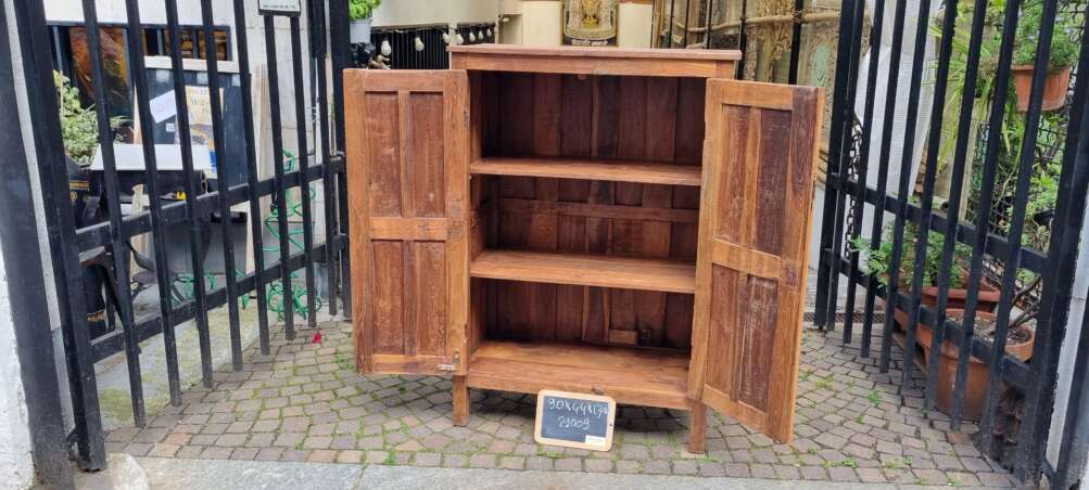 Mobiletto armadietto  a due ante in teak - immagine 6