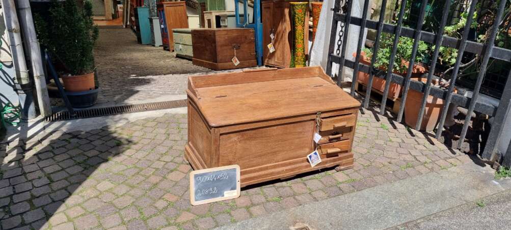 Bauletto da lavoro con cassetti in teak - immagine 9