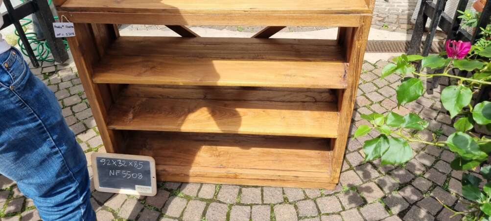 Libreria bassa con ripiani a giorno - immagine 11