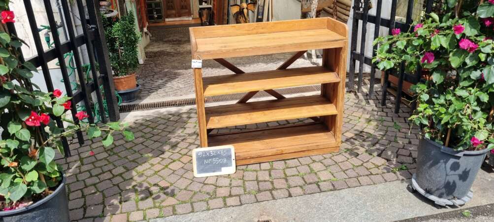 Libreria bassa con ripiani a giorno - immagine 3