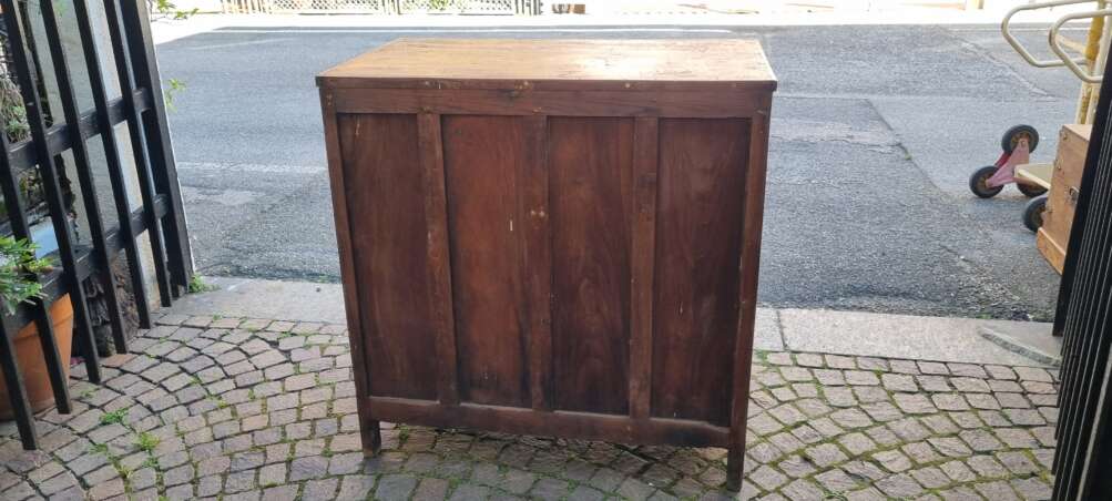 Cassettiera in teak con quattro cassetti - immagine 10