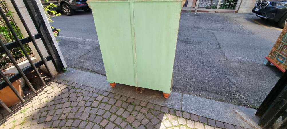 Mobiletto dipinto a mano in stile indiano - immagine 14