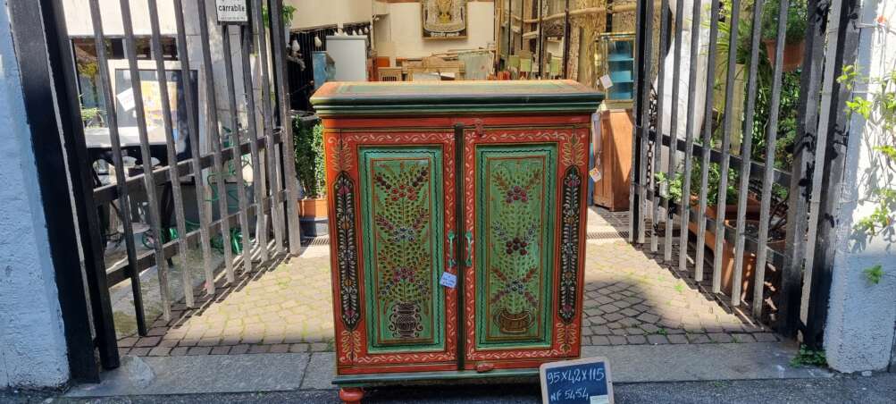 Mobiletto dipinto a mano in stile indiano - immagine 10