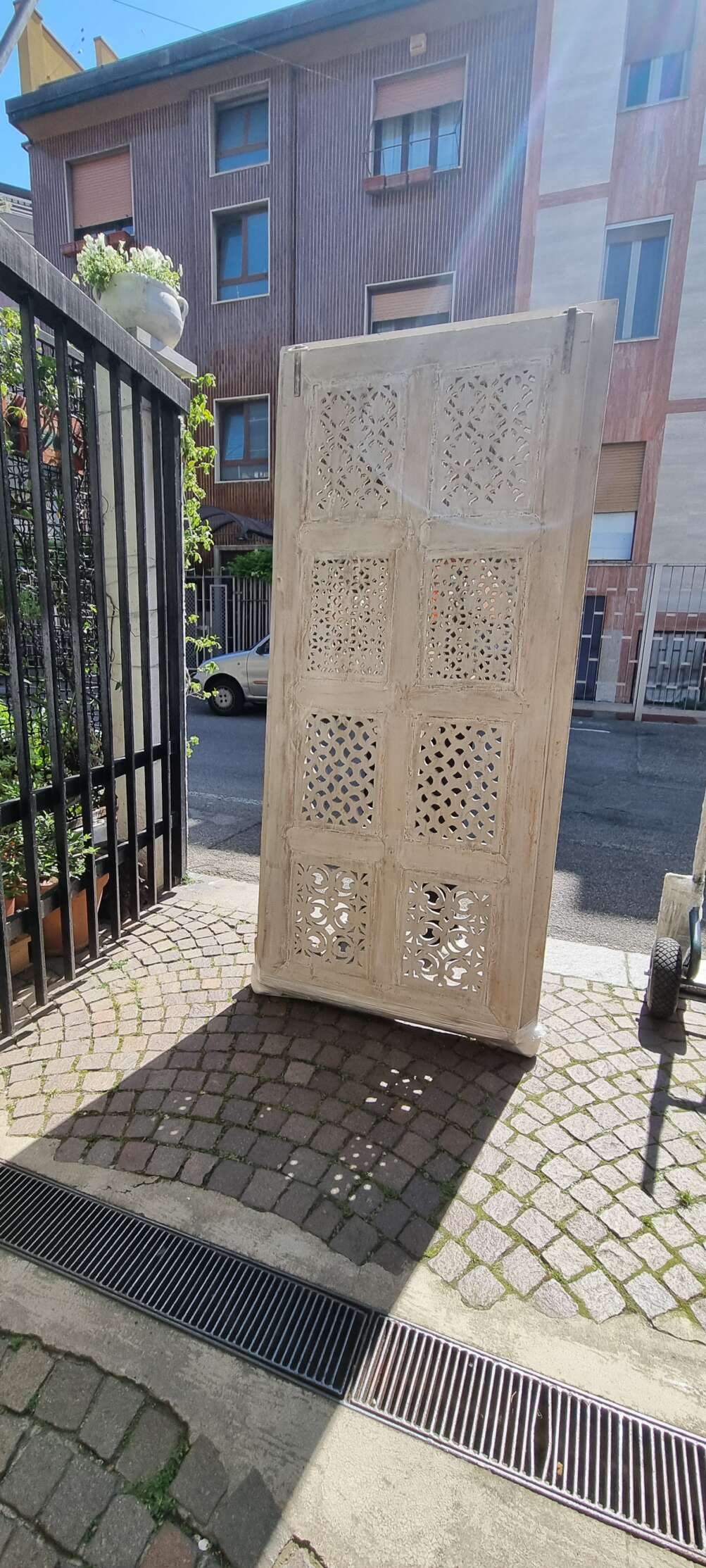 Porta pannello decorativo intagliato a mano - immagine 9