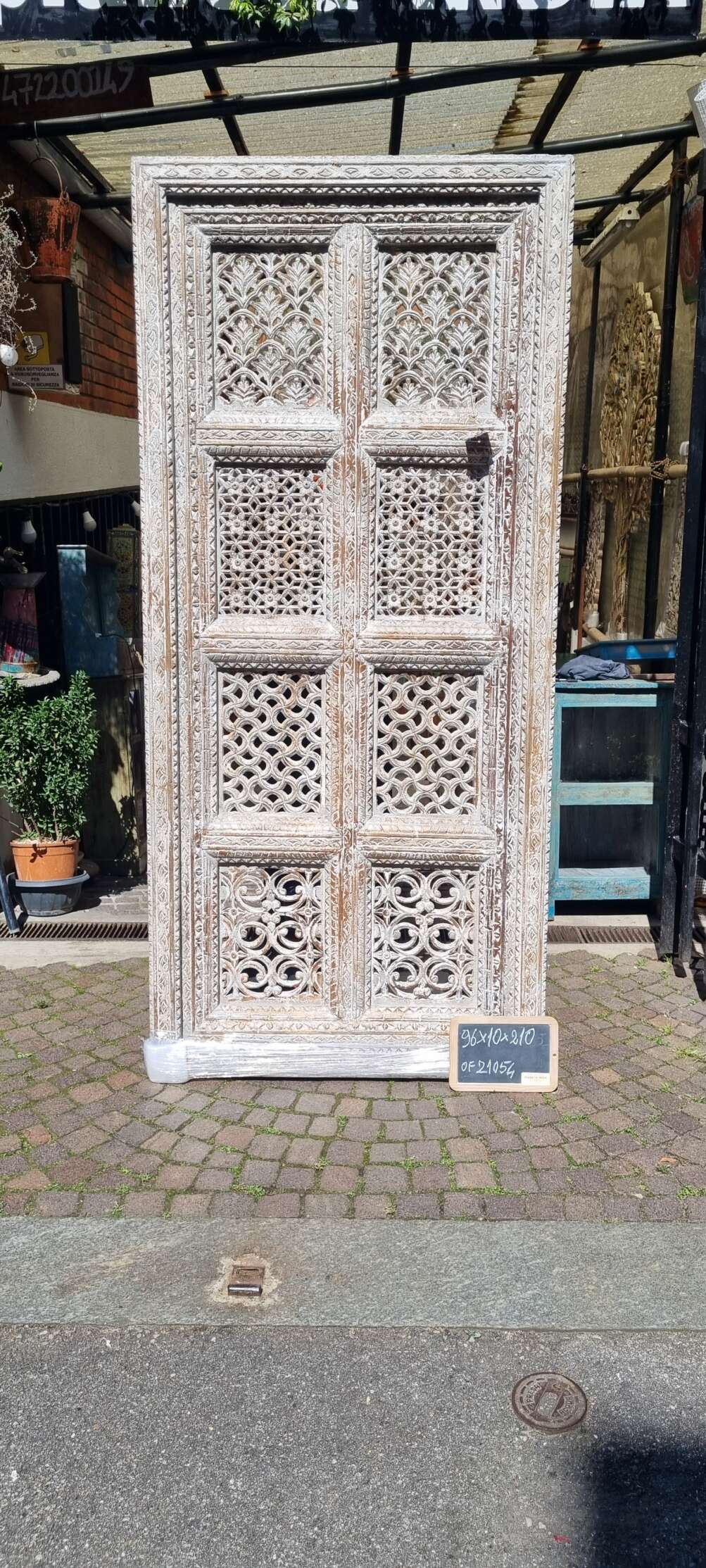 Porta pannello decorativo intagliato a mano - immagine 4