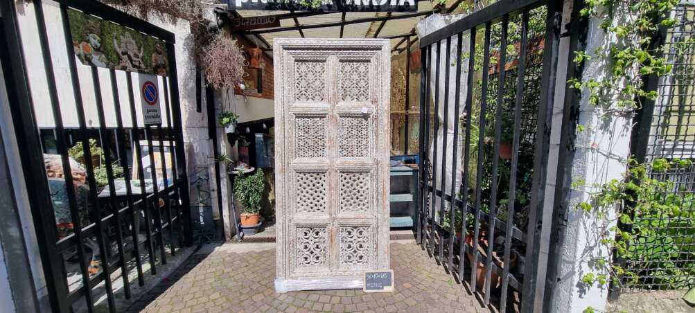 Porta pannello decorativo intagliato a mano - immagine 8