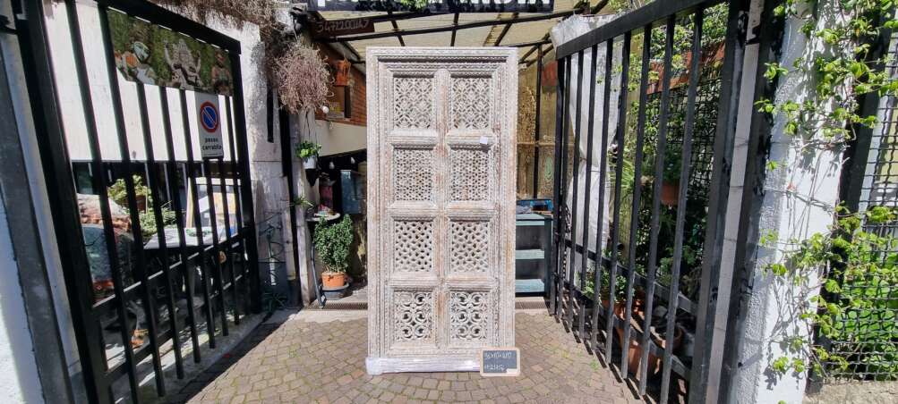 Porta pannello decorativo intagliato a mano - immagine 7